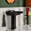 Пьедестал 245 x 200 x 690 для подвесной раковины черный с переливом 723200R7 Hommage Ceramic Plus Villeroy &Boch