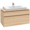 Мебель в комплекте с раковиной (вяз импрессо) 1000х550х500 мм B225 00 PN Villeroy&Boch