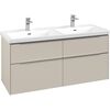 Тумба под раковину Cashmere Grey 1272 x 576 x 462 mm Villeroy&Boch C56800VN