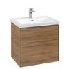 Тумба под раковину с подсветкой Subway 3.0 Серая 622 x 576 x 462 mm Villeroy&Boch С57500VN