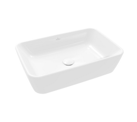 Накладная раковина Architectura, 600x405x155 мм, с переливом, цвет White Alpin.  5A276001 Villeroy & Boch