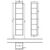 Шкаф-пенал с петлями слева (светлое дерево) 409х1743х341 мм Frame to Frame A804 00 NR Villeroy&Boch
