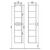 Шкаф-пенал с петлями справа (стекло белое) 350х1760х370 мм Avento A894 01 B4 Villeroy&Boch
