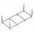 W80A-170-070W-R Like, каркас для ванны A0 170х70 см, шт