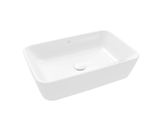 Накладная раковина Architectura, 600x405x155 мм, с переливом, цвет White Alpin.  5A276001 Villeroy & Boch